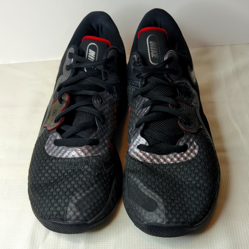 Nike Renew Elevate 2 Anthracite Gym Red Sneakers Men's Size 13 CW3406
